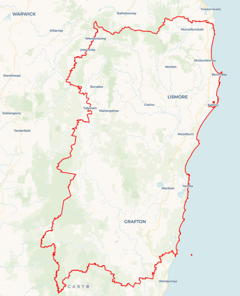 North Coast Local Jobs Program NORTEC service area